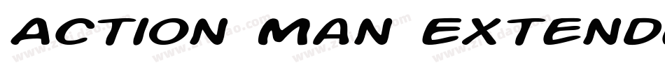 Action Man Extended Bold字体转换